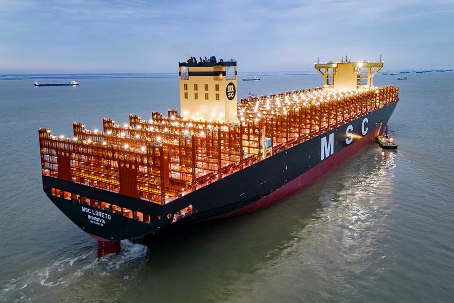 The very best 10 largest container ships on this planet