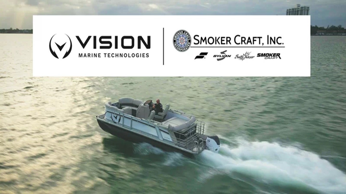 Imaginative and prescient Marine, Smoker collaborate on powertrains for pontoons